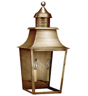 Sharon Two Light Wall Mount in Antique Brass (196|5551ABLT2CSG)
