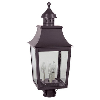 Sharon Three Light Post Mount in Dark Brass (196|5543DBLT3SMG)