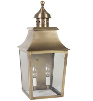 Sharon Two Light Wall Mount in Antique Brass (196|5541ABLT2CLR)
