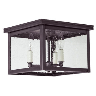 Flush Three Light Flush Mount in Dark Brass (196|4904DBLT3SMG)