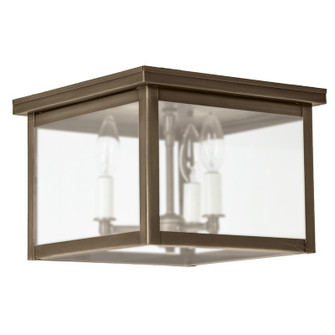 Flush Three Light Flush Mount in Dark Antique Brass (196|4904DABLT3FST)