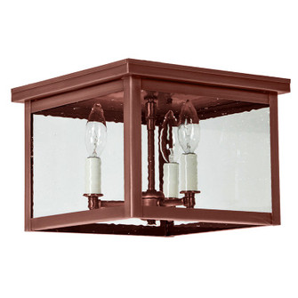 Flush Three Light Flush Mount in Antique Copper (196|4904ACLT3CSG)