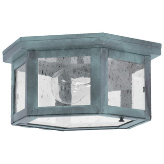 Flush One Light Flush Mount in Verdi Gris (196|4504VGMEDCSG)