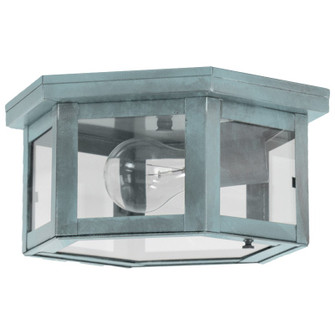 Flush One Light Flush Mount in Verdi Gris (196|4504VGMEDCLR)