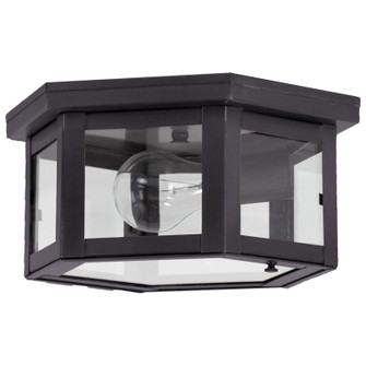 Flush One Light Flush Mount in Dark Brass (196|4504DBMEDCLR)