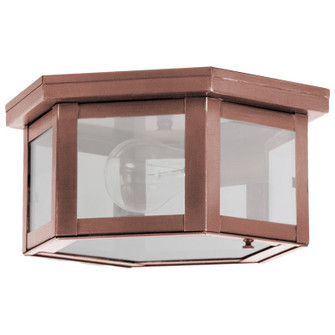 Flush One Light Flush Mount in Antique Copper (196|4504ACMEDFST)