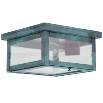 Flush One Light Flush Mount in Verdi Gris (196|4314VGMEDFST)