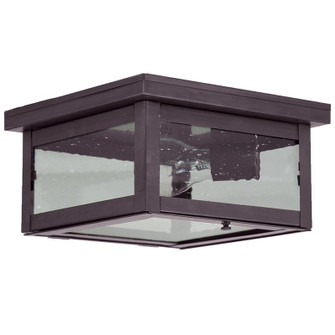 Flush One Light Flush Mount in Dark Brass (196|4314DBMEDCSG)