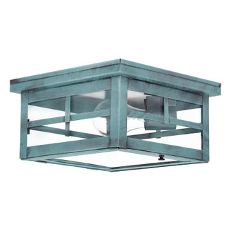 Flush One Light Flush Mount in Verdi Gris (196|4304VGMEDCLR)