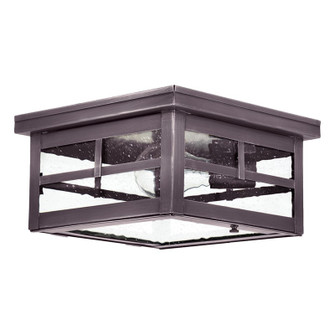 Flush One Light Flush Mount in Dark Brass (196|4304DBMEDSMG)