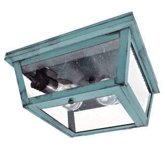 Flush Two Light Flush Mount in Verdi Gris (196|4204VGMED2SMG)