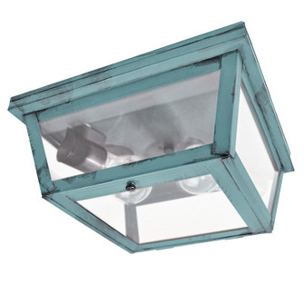 Flush Two Light Flush Mount in Verdi Gris (196|4204VGMED2FST)