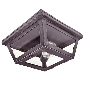 Flush One Light Flush Mount in Dark Brass (196|4104DBMEDCLR)