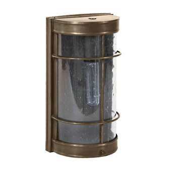 Nautical One Light Wall Sconce in Dark Antique Brass (196|351DABMEDCSG)