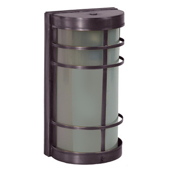 Nautical One Light Wall Lantern in Dark Brass (196|351BDBMEDFST)