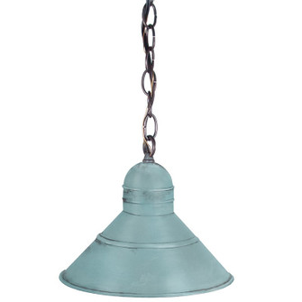 Barn One Light Hanging Lantern in Verdi Gris (196|3442VGMED)
