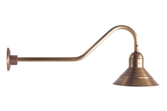 Barn One Light Wall Mount in Antique Brass (196|3426ABMED)