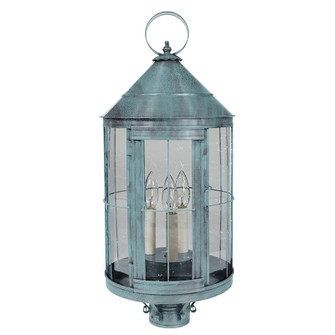 Heal Three Light Post Mount in Verdi Gris (196|3353VGLT3CSG)