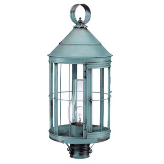 Heal One Light Post Mount in Verdi Gris (196|3353VGCIMCLR)