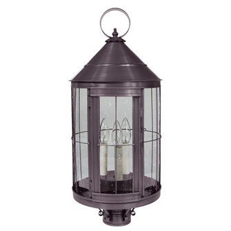 Heal Three Light Post Mount in Dark Brass (196|3353DBLT3SMG)