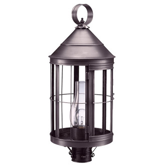 Heal One Light Post Mount in Dark Brass (196|3353DBCIMCLR)