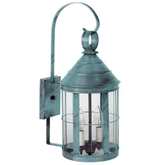 Heal Two Light Wall Mount in Verdi Gris (196|3337VGLT2CLROB)