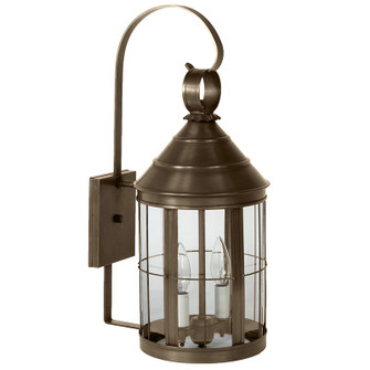 Heal Two Light Wall Mount in Dark Antique Brass (196|3337DABLT2CLROB)