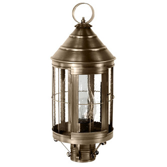 Heal One Light Post Mount in Dark Antique Brass (196|3333DABCIMCSG)