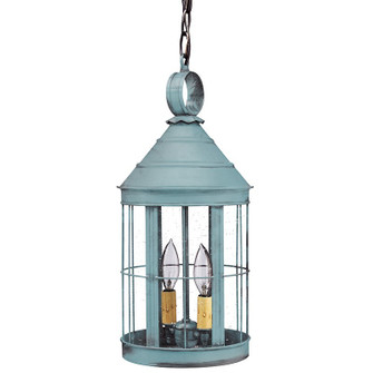 Heal Two Light Hanging Lantern in Verdi Gris (196|3332VGLT2CSG)