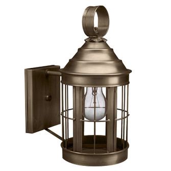 Heal One Light Wall Mount in Dark Antique Brass (196|3317DABMEDCLR)