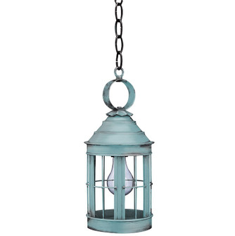 Heal One Light Hanging Lantern in Verdi Gris (196|3312VGMEDCLR)