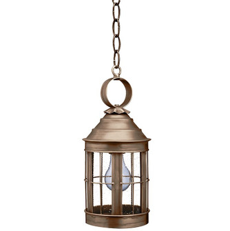 Heal One Light Hanging Lantern in Dark Antique Brass (196|3312DABMEDCSG)