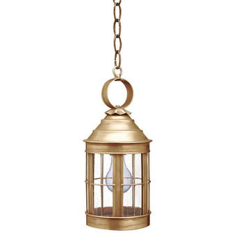Heal One Light Hanging Lantern in Antique Brass (196|3312ABMEDSMG)