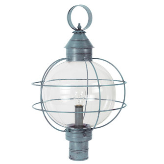 Round One Light Post Mount in Verdi Gris (196|2853VGMEDCLR)