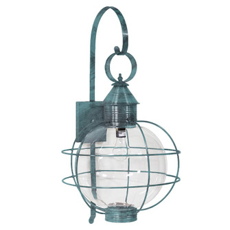Round One Light Wall Mount in Verdi Gris (196|2851VGMEDCLR)