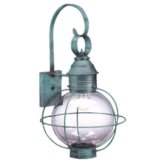 Round One Light Wall Mount in Verdi Gris (196|2841VGMEDCSG)