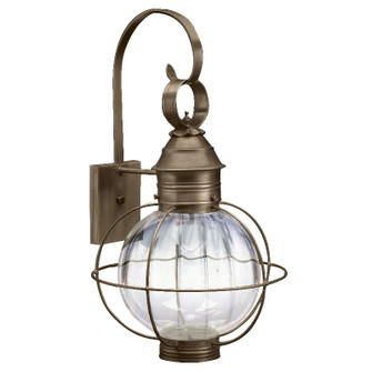 Round One Light Wall Mount in Dark Antique Brass (196|2841DABMEDOPT)
