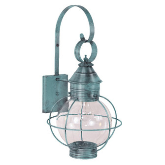 Round One Light Wall Mount in Verdi Gris (196|2831VGMEDCSG)