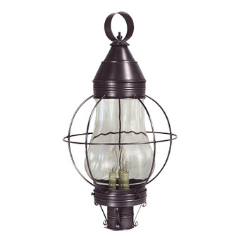 Bosc Three Light Post Mount in Dark Brass (196|2743DBLT3OPT)