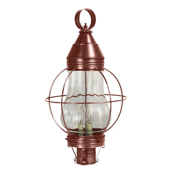 Bosc Three Light Post Mount in Antique Copper (196|2743ACLT3OPT)