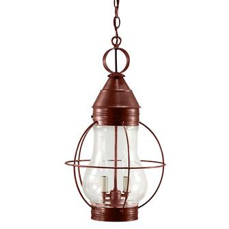 Bosc Two Light Hanging Lantern in Antique Copper (196|2742ACLT2CLR)