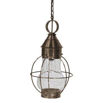 Bosc One Light Hanging Lantern in Dark Antique Brass (196|2732DABMEDOPT)