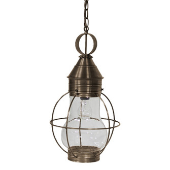 Bosc One Light Hanging Lantern in Dark Antique Brass (196|2732DABMEDCLR)