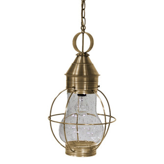 Bosc One Light Hanging Lantern in Antique Brass (196|2732ABMEDCSG)
