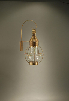 Bosc One Light Wall Mount in Antique Brass (196|2731ABMEDCLR)