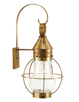 Bosc One Light Wall Mount in Antique Brass (196|2731ABMEDCLR)