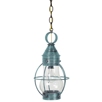 Bosc One Light Hanging Lantern in Verdi Gris (196|2722VGMEDCLR)