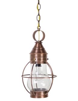 Bosc One Light Hanging Lantern in Antique Copper (196|2722ACMEDCLR)