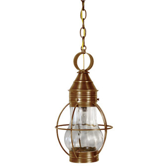 Bosc One Light Hanging Lantern in Antique Brass (196|2722ABMEDOPT)