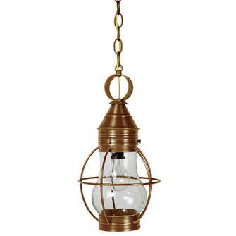 Bosc One Light Hanging Lantern in Antique Brass (196|2722ABMEDCSG)